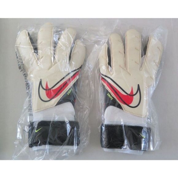 Nike GK CN5651 Adult Sz 7 White/Black Grip 3 Goalie Goalkeeper Soccer Gloves $70 - Picture 6 of 8